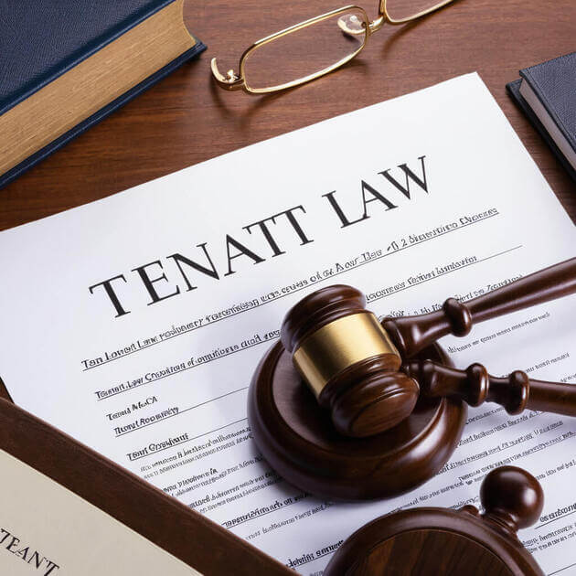 An infographic illustrating rental law in the USA, emphasizing the importance of tenant rights and responsibilities.