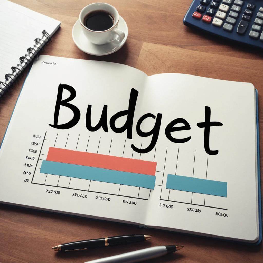 Chart displaying essential expenses to purchaese property, highlighting the importance of having a budget.
